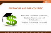 FINANCIAL AID FOR COLLEGE - Gibsonburg High …...Financial Aid TO DO: Complete the Admissions process Complete 2019-20 FAFSA at Search and apply for scholarships Respond promptly