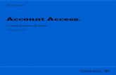 Account Access Conditions of Use - Bankwest · 2020-07-30 · Account Holder (Online Business Banking) means the legal owner of a Nominated Account. Additional cardholder means a
