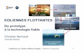 EOLIENNES FLOTTANTES - Swiss Re Group | Swiss Ref701213d-ae17-4d6a... · Fos-sur-Mer : Arrêt du projet Windfloat Portugal 2011 2017 SeaReed Groix : non ... Submarine PowEr Cables