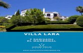 VILLA LARA · in light and panoramic views, this 7 bedroom villa delights at every turn. The layout includes a twin bedroom with interconnecting “Nanny suite”. There’s a secret
