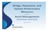 —and— Asset Management Pavement... · 2010-12-17 · Segment is not reliable HPMS Submittal: Starting in 2018, State DOTs report LOTTR metrics and the corresponding 80 thand 50