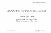 COVID-19 Safety Guidance Notes...RWH Travel Ltd Covid-19: Health & Safety Guidance Notes (External) Page 5 of 21 Covid-19: Additional Health & Safety Objectives In operating our holiday