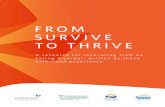 From Survive to thrive - Kelty Eating Disorders · 4 From Survive to thrive introduction You may be reading this because you are navigating your way through recovery, but are tired