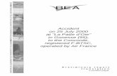 Accident on 25 July 2000 at La Patte d’Oie in Gonesse (95 ... · Accident on 25 July 2000 at "La Patte d’Oie" in Gonesse (95), to the Concorde, registered F -BTSC, operated by