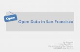 Open Data in San Francisco - SLAC Conferences, Workshops ...€¦ · Open Data in San Francisco Joy Bonaguro Chief Data Officer City and County of San Francisco XLDB 2015, May 20,