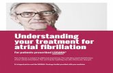 Understanding your treatment for atrial fibrillation · Just so you know: There are two types of atrial fibrillation that you may hear being spoken about: 1) Valvular atrial fibrillation