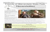 Friends of Warrandyte State Park Newsletterfowsp.org.au/docs/News_2017/35_07_Sept.pdf · Scats – the faeces of 128 species are illustrated in colour. A selection of scats and a