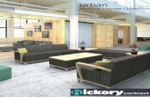 Modular Lounge Collection - hickorycontract.com€¦ · the Urban modular lounge collection provides a comprehensive line of chairs, tables, benches, and loveseats that can be conigured
