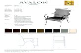 AVALON - O.W. Lee€¦ · Dining Chair AVALON O.W Lee Co., Inc. Fine Casual Furniture | DesignHarmony™ | Table Tops | Casual Fireside® and Accessories 1822 East Francis Street
