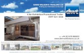 4.8m Exhibition/Promotional Trailer DWT E21 4230€¦ · DWT E21 4230. 4.8m Exhibition/Promotional Trailer DWT E21 4230 A Versatile Unit Can be adapted to work successfully for sampling