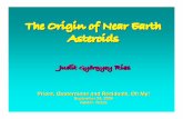 The Origin of Near Earth Asteroids · Terrestrial Impact Structures Geological evidence for old collisions: ... Helps but still does not explain steady flux or old meteorites What