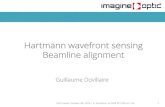Hartmann wavefront sensing Beamline alignment · Wavefront correction in the tender X-Rays Before correction After correction 7.7 nm rms 30.9 nm PV 0.8 nm rms 4.6 nm PV -6090 -6080