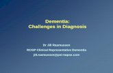 Dementia: Challenges in Diagnosis · 2018-05-15 · Dementia Scale for Down’s Syndrome (DSDS) Neuropsychological Assessments Neuropsychological Assessment of Dementia in Adults