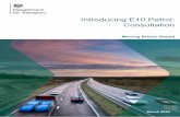 Introducing E10 petrol: consultation - GOV UK · Introducing E10 could therefore help support UK farmers and particularly the ethanol industry located in the North East of England.