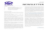 Vol 18 No 1 NEWSLETTER - JAWEIOHA Newsletter, Vol 18 No 1, April 2010 2 8th IOHA International Scientific Conference – Rome 2010 The 8th IOHA International Conference, to be held