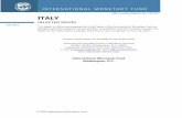 IMF Country Report No. 15/167 ITALY - Aran - Agenzia Report... · IMF Country Report No. 15/167 ITALY SELECTED ISSUES This paper on Italy was prepared by a staff team of the International