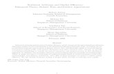 Statistical Arbitrage and Market Eﬃciency: Enhanced Theory, … · Statistical Arbitrage and Market Eﬃciency: Enhanced Theory, Robust Tests and Further Applications February 2005