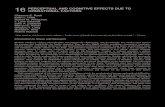 16 PERCEPTUAL AND COGNITIVE EFFECTS DUE TO OPERATIONAL FACTORS 2… · OPERATIONAL FACTORS Clarence E. Rash Keith L. Hiatt Robert M. Wildzunas J. Lynn Caldwell John A. Caldwell ...