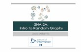 SNA 2A: Intro to Random Graphs - Hacettepe Üniversitesiyunus.hacettepe.edu.tr/.../pss716_sna/slides/Lecture2A.pdf · 2016-02-23 · SNA 2A: Intro to Random Graphs Lada Adamic . Network