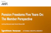 Pension Freedoms Five Years On: The Member Perspective/media/Files/J/JRMS-IR/... · 2020-02-18 · Pension Freedoms Five Years On: The Member Perspective. Sponsored by: Just Group