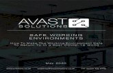 SAFE WORKING ENVIRONMENTS - Avast Solutions...AVAST Solutions have worked directly with providers to offer technological solutions to ensure premises comply with government guidelines