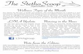 The StethoScoopThe StethoScoop Our!theme!for!the!year!is!health!and!wellness.!The!nursing!profession!as!a!whole!is!a!very! …