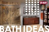 BATH...elegance to your bathroom. Custom-made to complement your existing bathroom décor, Re-Bath® shower doors come in a wide variety of look and feature options. The perfect finish