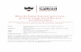 Blockchain-based privacy- preserving healthcare …usir.salford.ac.uk/id/eprint/51677/1/Blockchain-based...2019/03/29  · who can access his data and to what extent. In this paper,