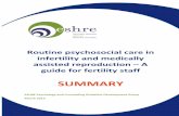 SUMMARY - University of Huddersfieldeprints.hud.ac.uk/id/eprint/24290/1/LuiSummary_document.pdf · 2015-09-05 · infertility-specific anxiety and stress.(C) The guideline development