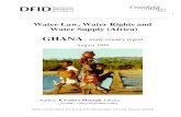 GHANA - study country report - gov.uk · 2016-08-02 · GHANA - study country report August 1999 Author: Kwadwo Mensah , Ghana (email: csucc@ghana.com) [Study country reports also
