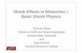 Shock Effects in Meteorites I: Basic Shock Physics21coeps/pub/SCHOOL/2007/PDF/...use a reverberation method to reach higher pressures. – Simulate this with an infinite layer of albite