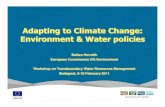 Adapting to Climate Change: Environment & Water policies Adapting to Climate Change: 2 Open calls for