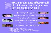 Knutsford Literature Festival Programme 2010knutsfordlitfest.org/wp-content/uploads/programme_2010.pdf · during WWII 7.30pm Book Signing Refreshments available Ticket Essential Sponsored
