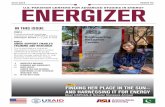 2018-2019 ISSUE #3 ENERGIZERENERGIZER Transformational exchange experience sets USPCAS-E scholar Asfandyar Khalid on a path to lead U.S.-PAKISTAN CENTERS FOR ADVANCED STUDIES IN ENERGY