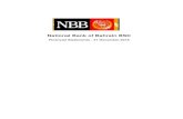National Bank of Bahrain BSC · 2019-11-27 · National Bank of Bahrain BSC Financial Statements - 31 December 2018. National Bank of Bahrain BSC Statement of Comprehensive Income