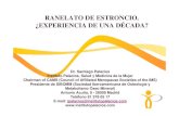 RANELATO DE ESTRONCIO. ¿EXPERIENCIA ... - Instituto Palaciosinstitutopalacios.com/wp-content/uploads/2016/09/instituto-palacios... · Dr. Santiago Palacios Instituto Palacios, Salud