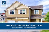 DUPLEX PORTFOLIO - 34 UNITS...DUPLEX PORTFOLIO - 34 UNITS 8700 - 8798 E Harry Ct. Wichita, KS 67207 Landmark Commercial Real Estate | 156 North Emporia Wichita, KS 67202 | 316-262-2442
