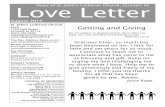 Love Letter - Windstreammembers.iowatelecom.net/stjohnweb/assets/... · Love Letter News of St. John’s Lutheran Church, Grinnell, IA August 2014 St. John’s Lutheran Church ELCA