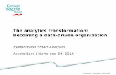 The analytics transformation: Becoming a data-driven ... Copyright آ© 2014 CWT Thank you. 11 Carlos