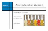 Asset Allocation Webcast - ValueWalk · 7/7/2015  · July 7, 2015 Asset Allocation Webcast. 7‐7‐15 Asset Allocation Webcast 1 ... *The Advisor has contractually agreed to waive