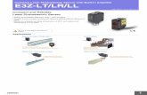 Compact Laser Photoelectric Sensor with Built-in Amplifier ...BGS Models E3Z-LL@@ Through-beam Models E3Z-LT@@ + E39-S65A E3Z-LL@3/-LL@8 Retro-reflective Models E3Z-LR BGS Models E3Z-LL@@