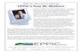 EPPIC Inc. 2012 Service EPPIC’s Guy W. Wallace · 2012-01-06 · Leverage Your Master Performers for a Path to Higher Performance 704‐895‐6364 guy.wallace@eppic.biz An EPPIC