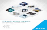 Standard Power Supplies - Mouser Electronics · Delta Electronics Group is the world’s largest provider of switching power supplies and a major source for power management and renewable