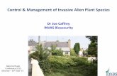 Control & Management of Invasive Alien Plant Species · Key Features of Knotweeds Bohemian knotweed Taller than Japanese knotweed Leaves larger, with indented and flat forms Short
