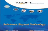  · K-Soft Information Technologies is a Technology and Services Company, ... CANADA, INDIA, MIDDLE EAST,SINGAPORE AND K-Soft Vision To be the safest ... Tech Competencies .Net Expertise