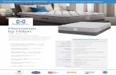 Mesmerize by Hilton - Amazon S3 · Per Tempur Sealy's warranty guidelines, mattress sizes may vary up to 1/2" from listed dimensions. All products are FR compliant 16 CFR parts 1632