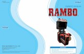 Sega Rambo (Export) - MAME1 1 HANDLING PRECAUTIONS 1 HANDLING PRECAUTIONS When installing or inspecting the machine, be very careful of the following points and pay attention to ensure