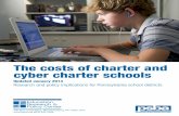 The costs of charter and cyber charter schools...30.7% of all charter school students while “brick and mortar” charter schools enrolled 69.3%. The number of cyber charter enrollments