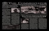 THE COMMENTATOR - NYU La · 11/8/2007  · Golding sandwich, and how Fall Ball has been ruined. Commentator ... letter of recommendation that is similarly effusive and effective to