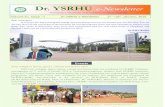Dr. YSRHU e-Newsletter...M. Raja Naik, K. Ajith Kumar and A.V. Santhoshkumar. 2015. Growth, flowering and physiological parameters of Dendrobium cv. Earsakul as influenced by plant